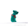 Собака жевание игрушек скрипучие латексные собаки игрушки медведь